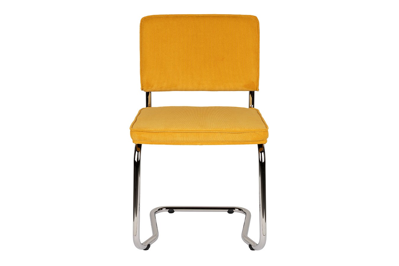Freischwinger King Cord gelb