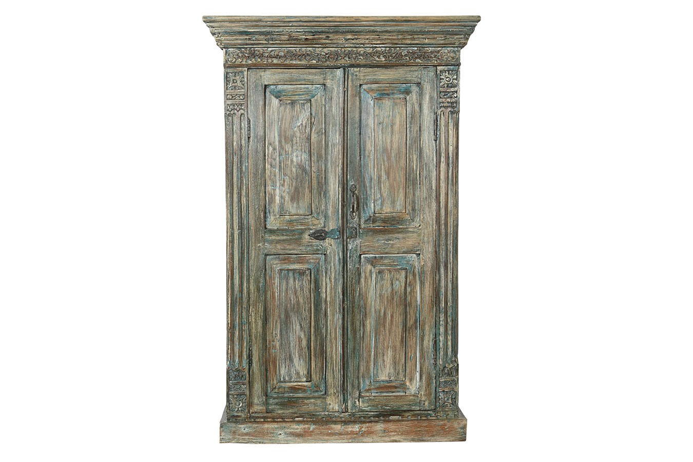 Schrank Vintage blaugrau