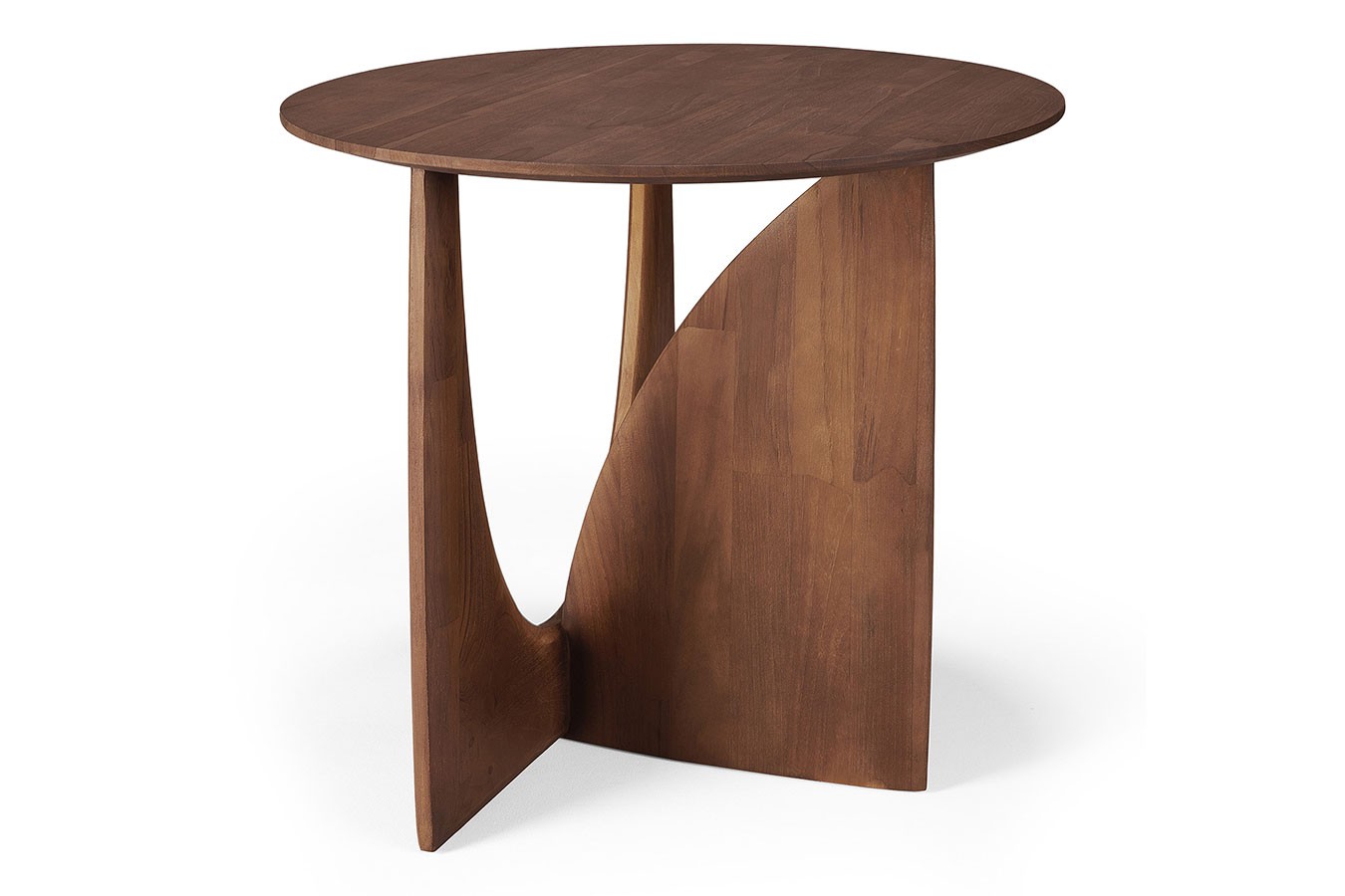 Beistelltisch Geometric Teak braun