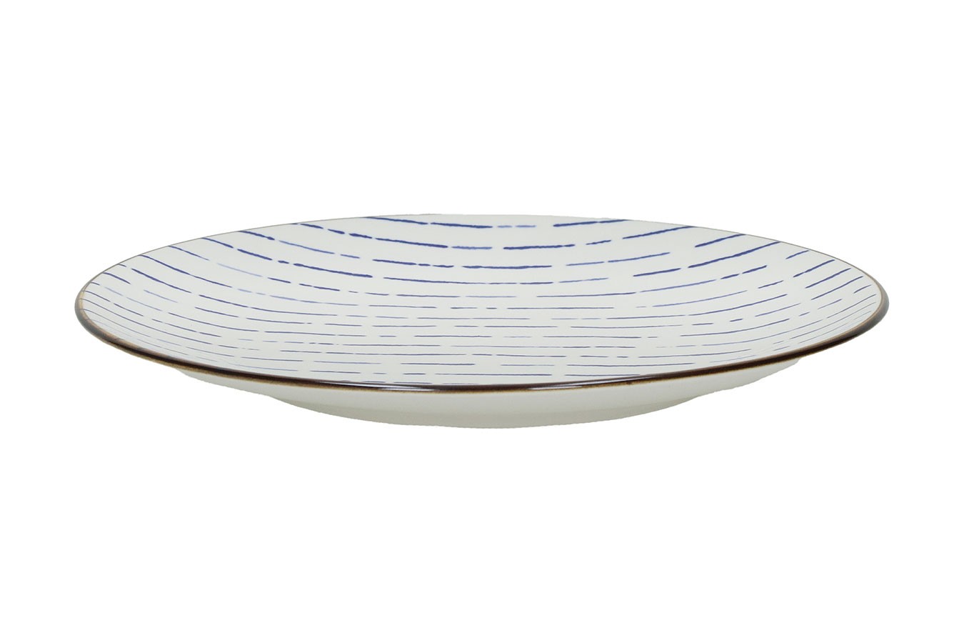 Dessertteller Anafi blau weiss D 22 cm