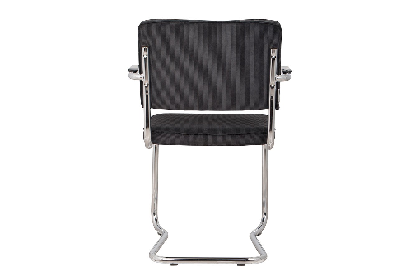 Freischwinger King mit Arm Cord schwarz