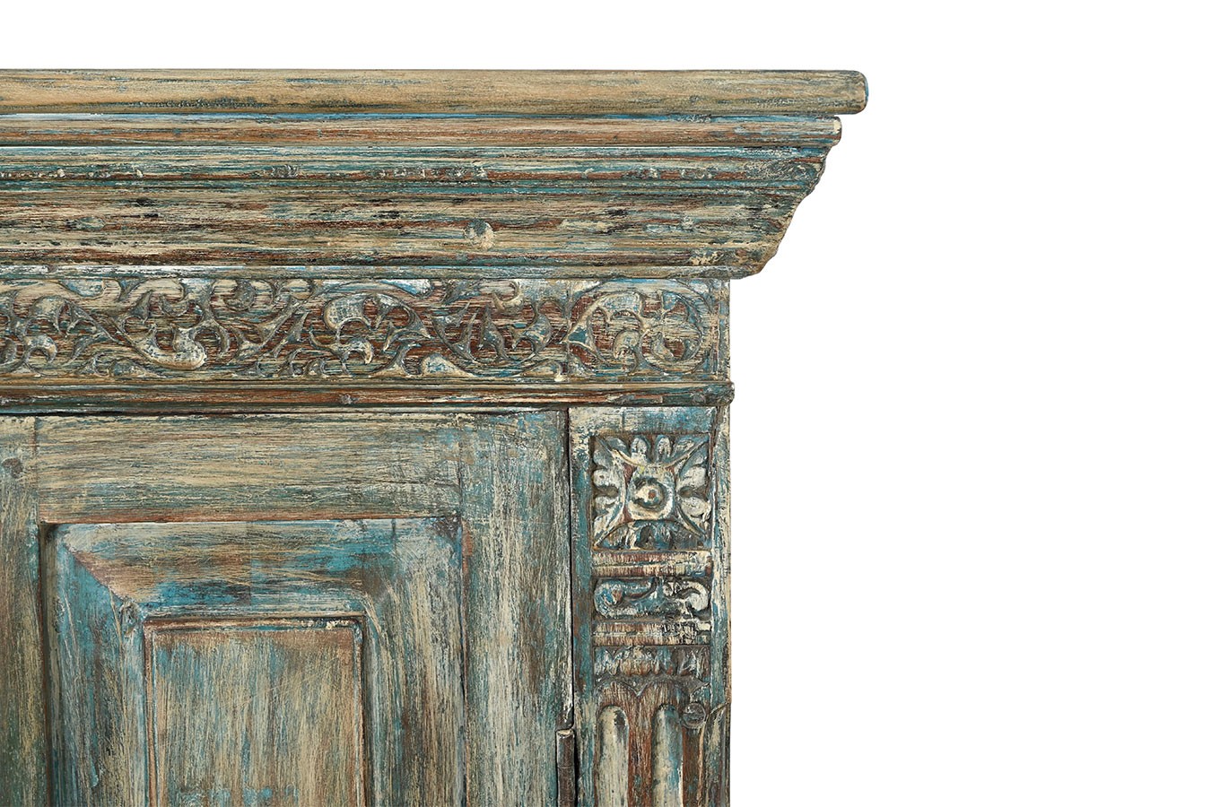 Schrank Vintage blaugrau