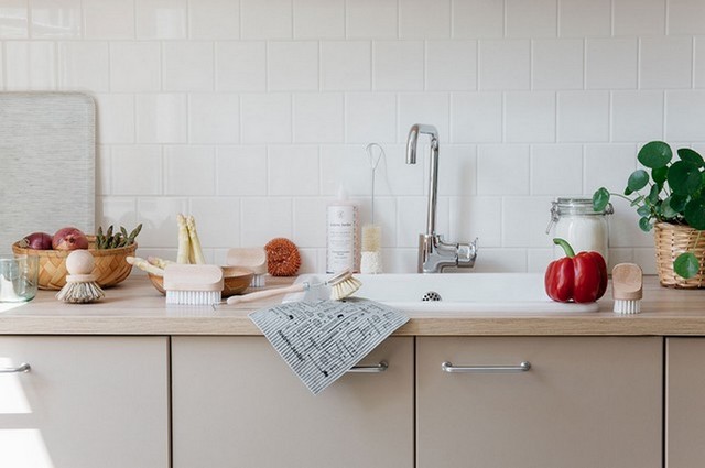 Ersatzbürste Cuisine Collection mit Naturfasern