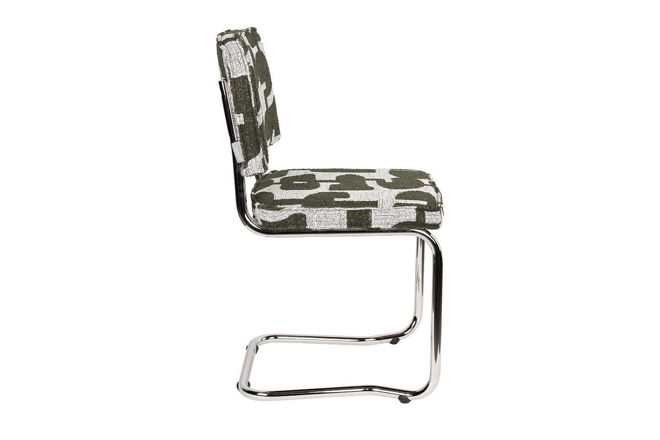 Freischwinger King Retro rotbraun weiss