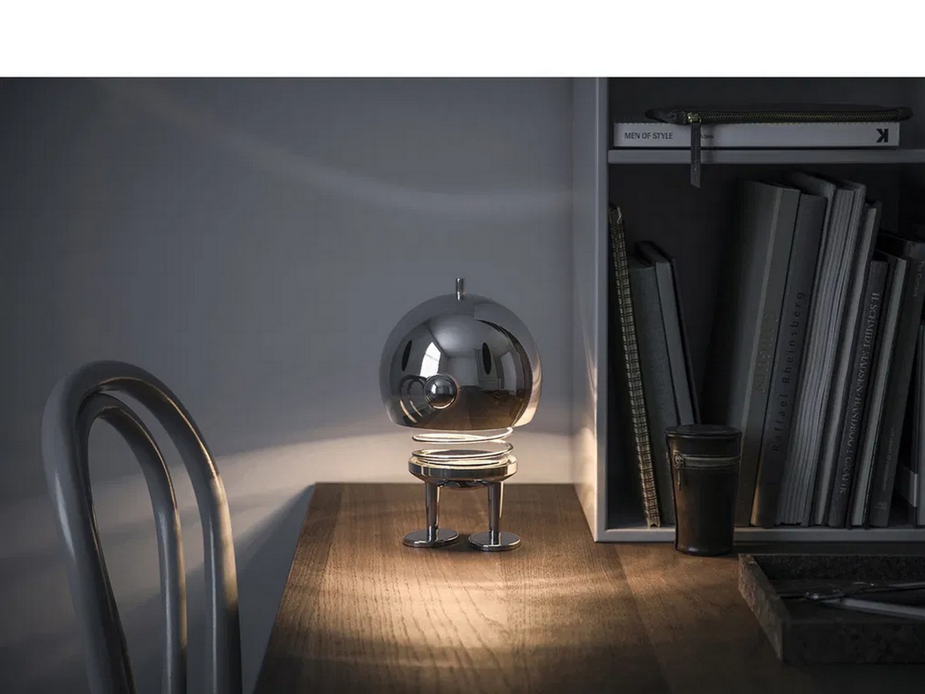 Hoptimist LED Lampe chrome XL