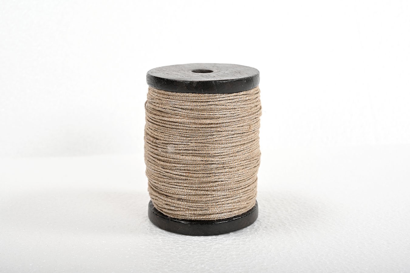 Jute-Lurex Band Ribbons 200m silber