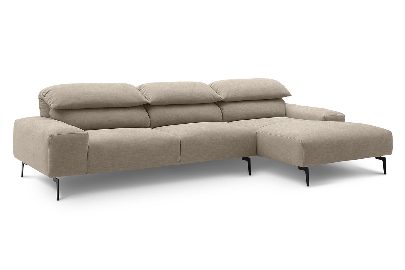 Ecksofa Samara Stoff beige