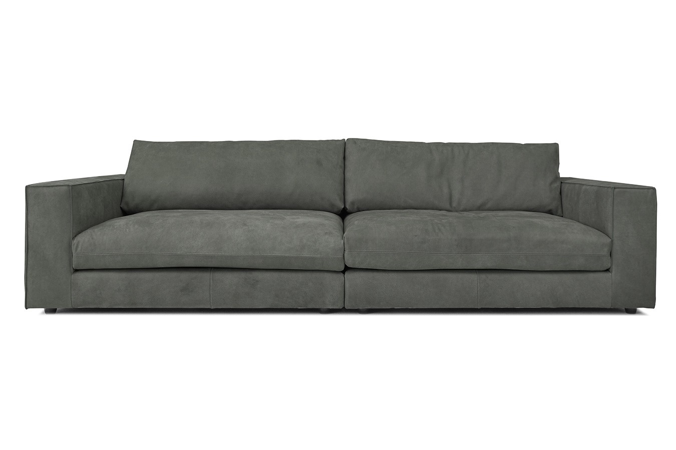 3,5-Sitzer Venezia Leder vintage Big Sofa Venezia Leder vintage grau