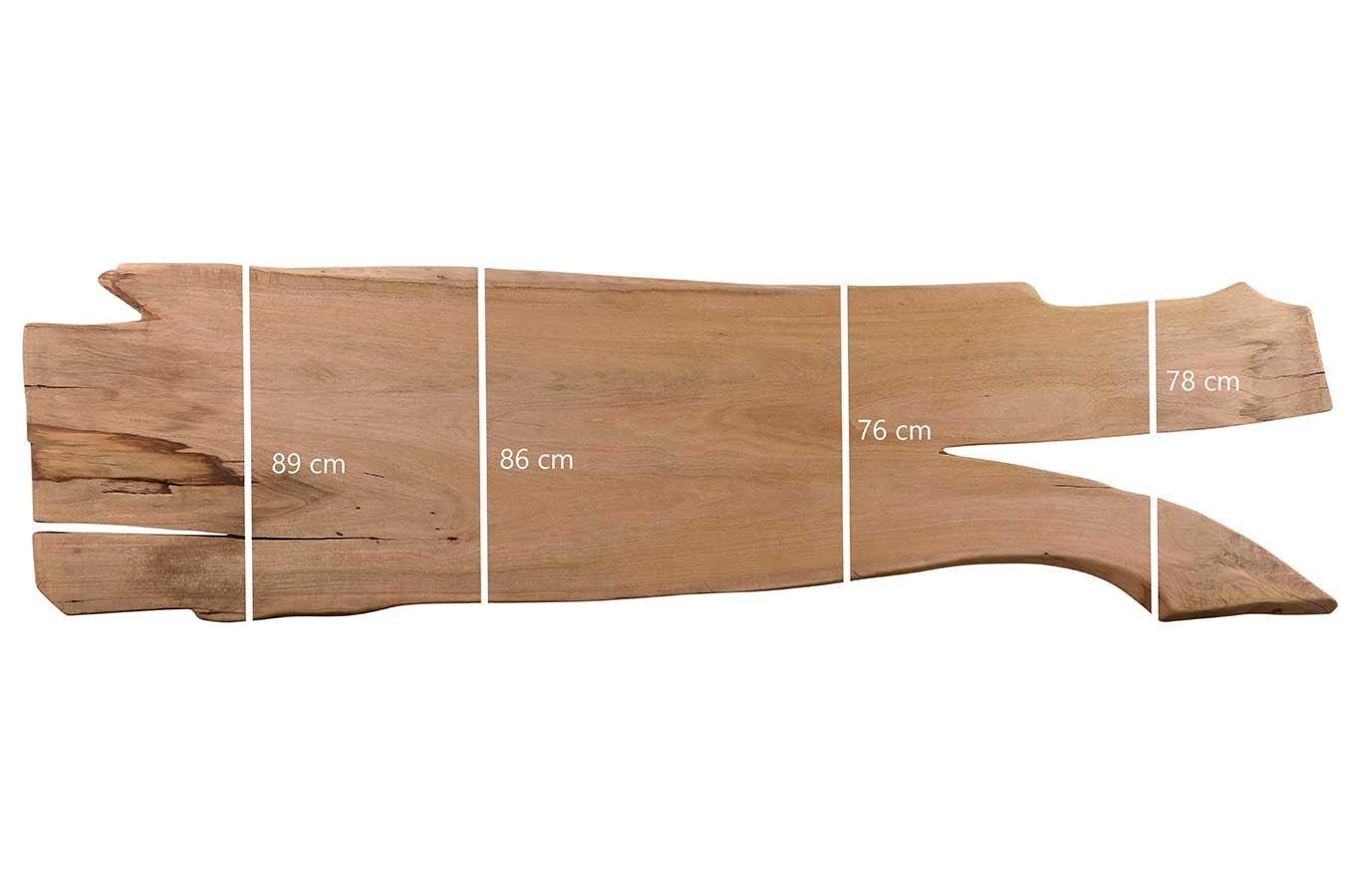 Tischplatte Mango Massivholz Monolith 327