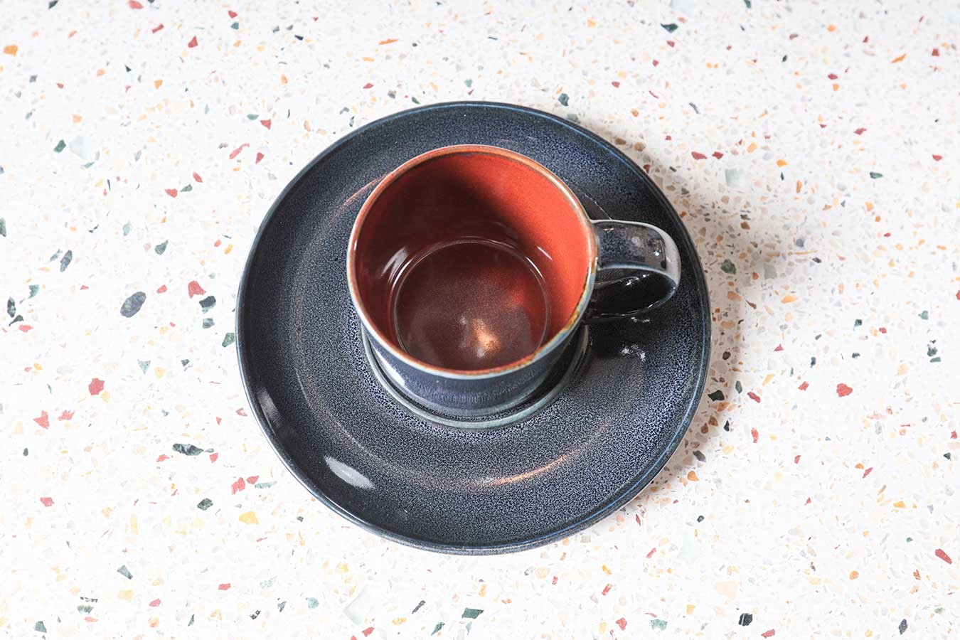 Unterteller für Espressotasse hellblau