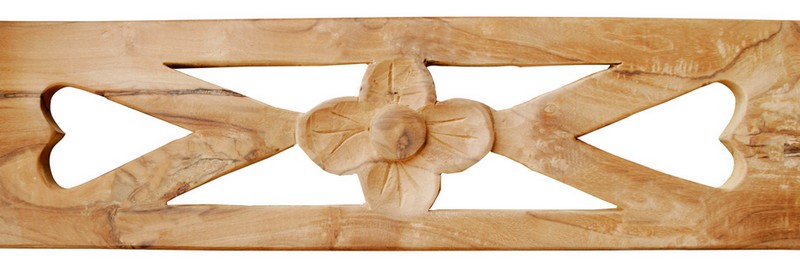 Sitzbank Flower Teak natur ca 190 cm