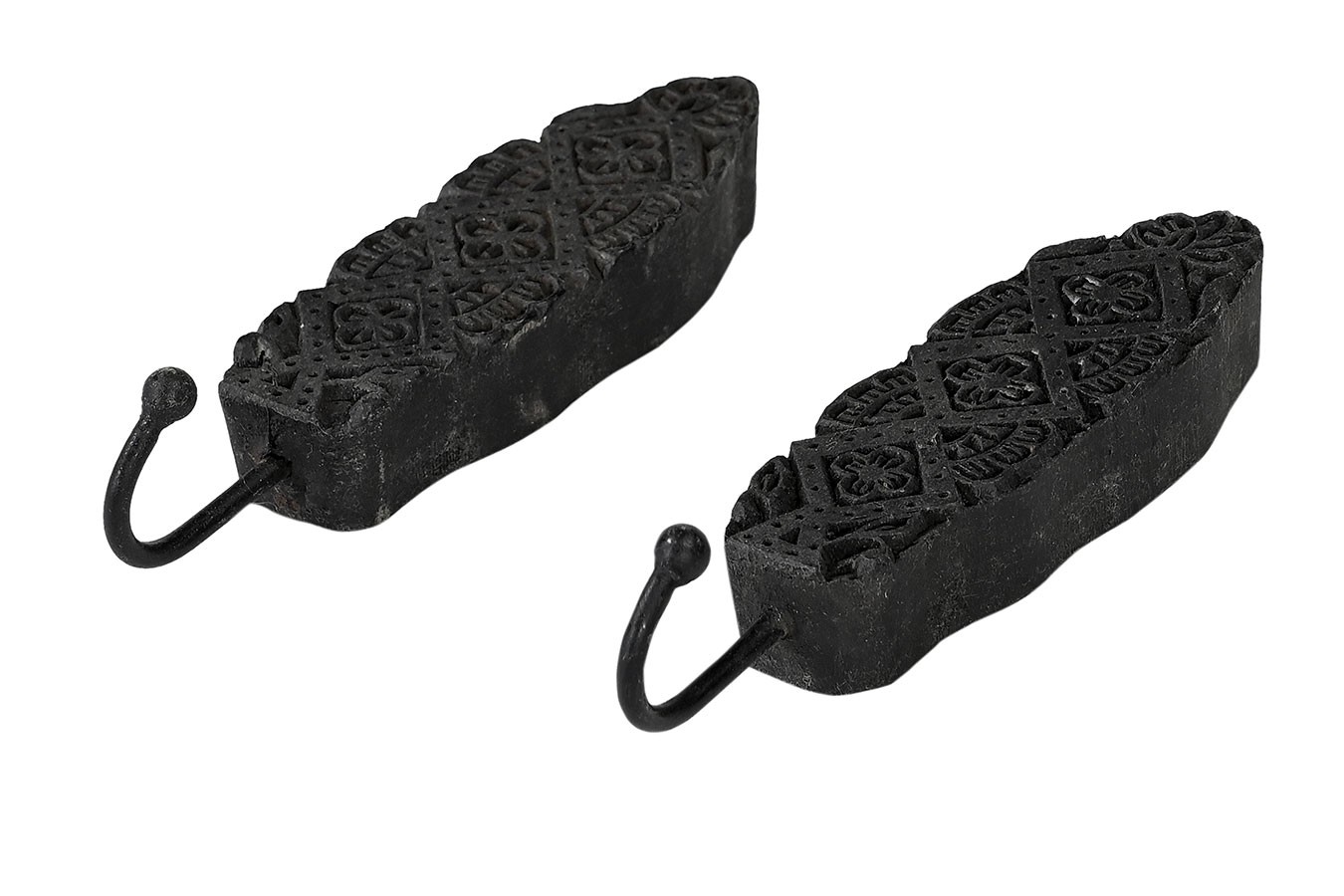 Wandhaken Vintage schwarz