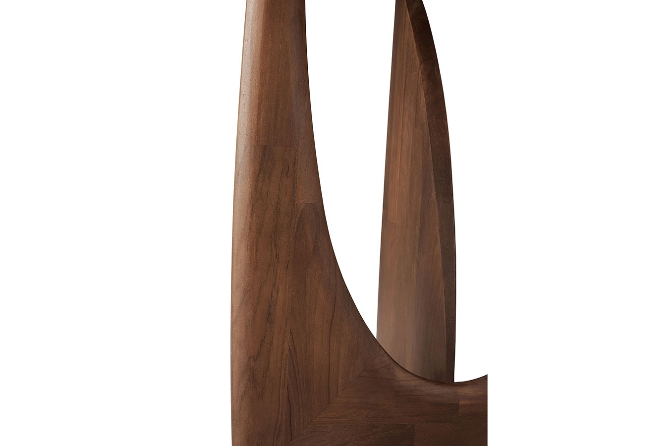 Beistelltisch Geometric Teak braun