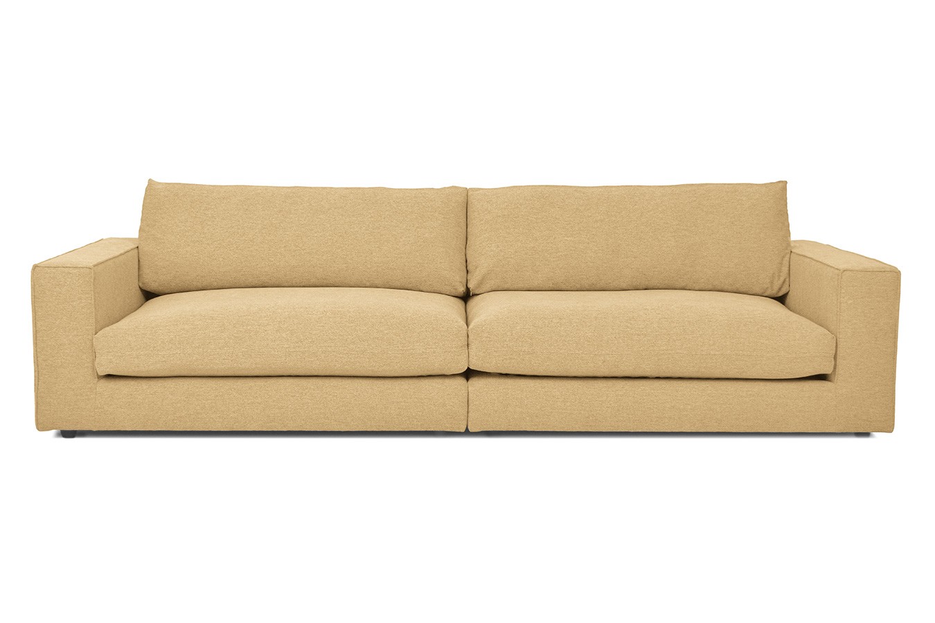 Big Sofa Venezia Stoff hellbraun